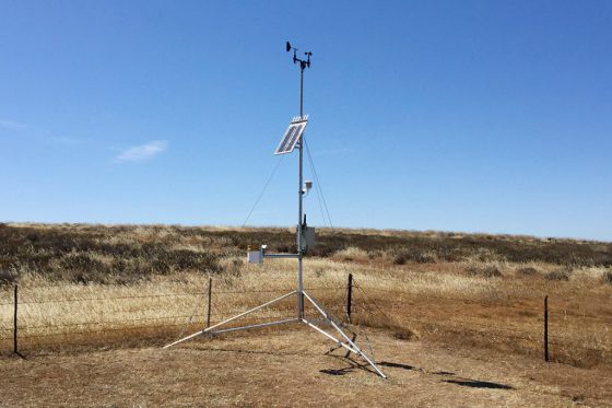 InterMet Automatic Weather Station in open field